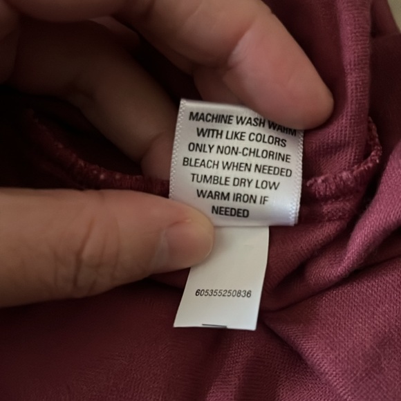 SO Red Velvet Wide Straps Tie Ribbon Waist Pockets Baby Doll Dress S - Picture 10 of 10